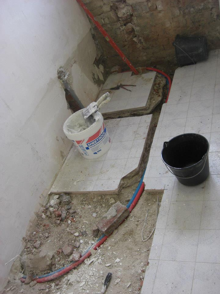 Rénovation d'un réseau pour salle de bains