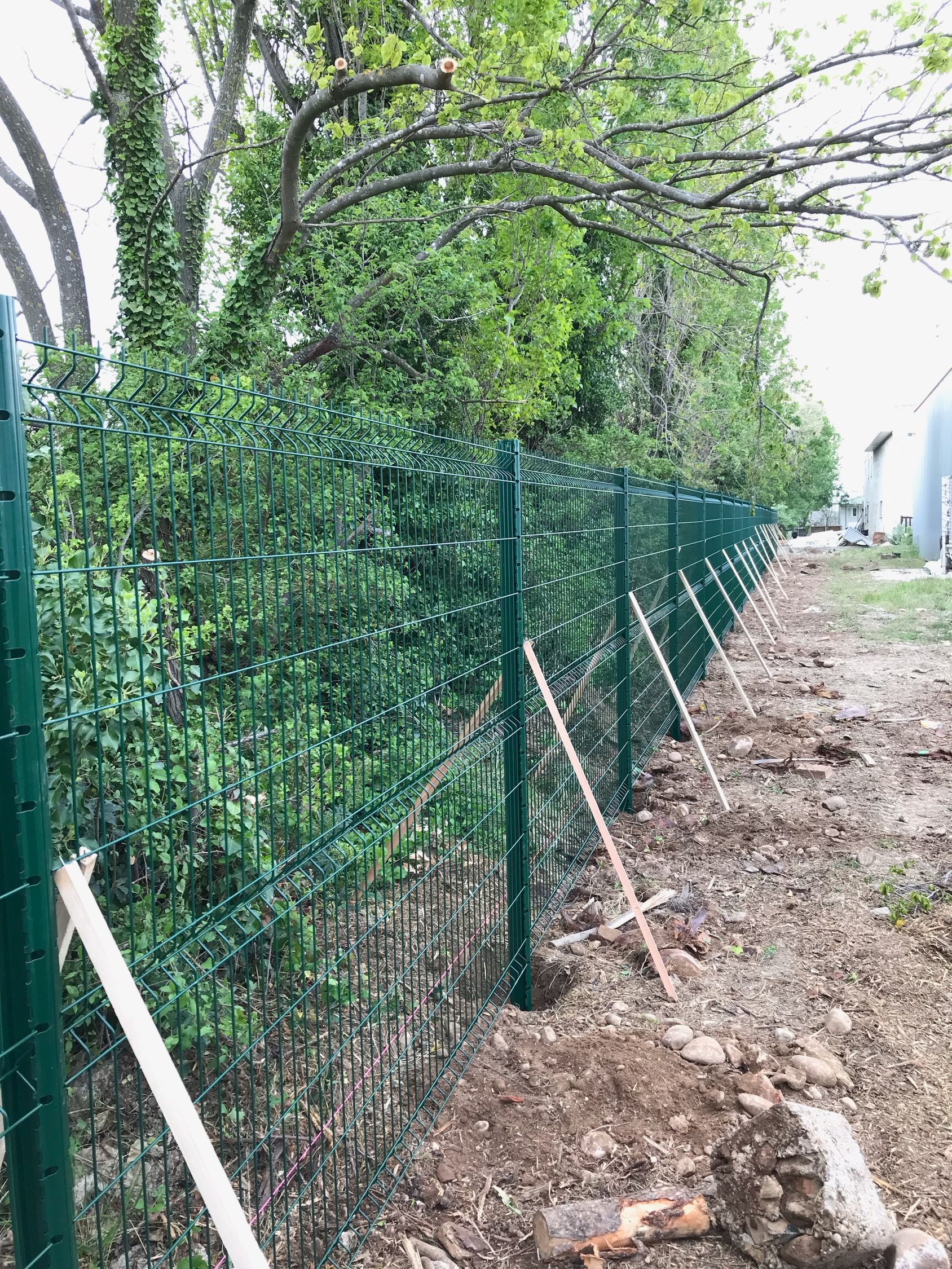 Photo d'un grillage de clôture