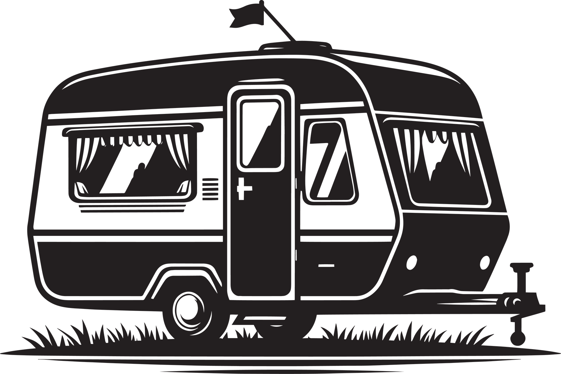 Caravane détourée