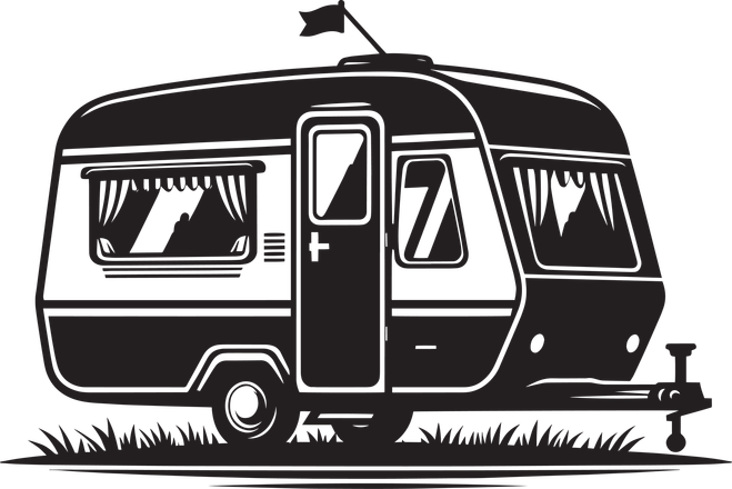 Dessin de caravane