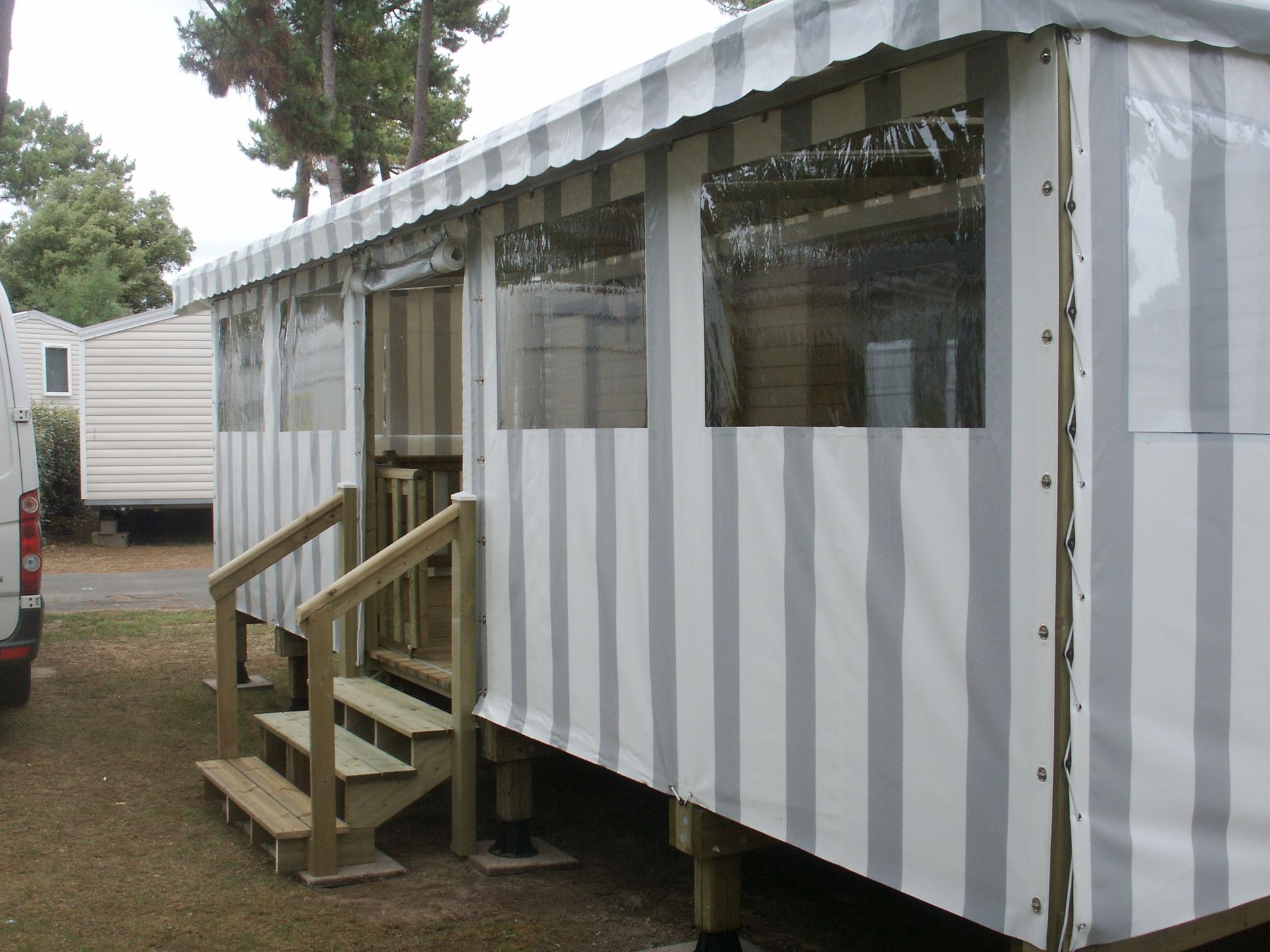Terrasse de mobil-home