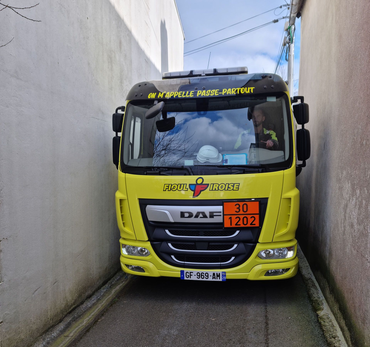 Livraison sans un espace réduit