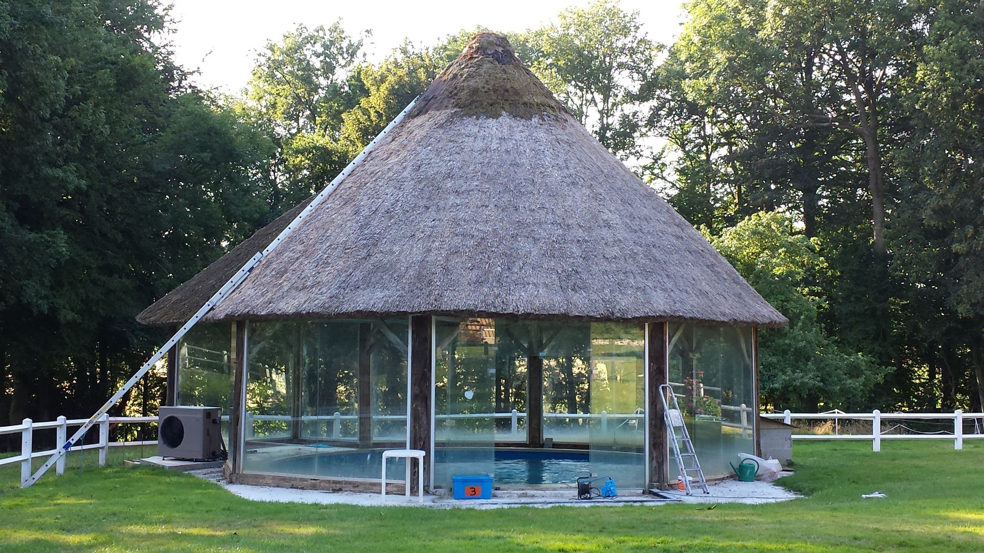 Travaux création piscine creusée