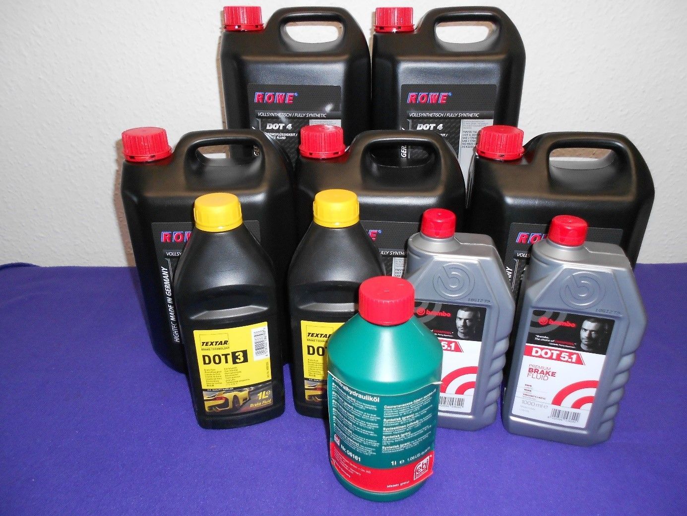 Bremsflüssigkeiten DOT