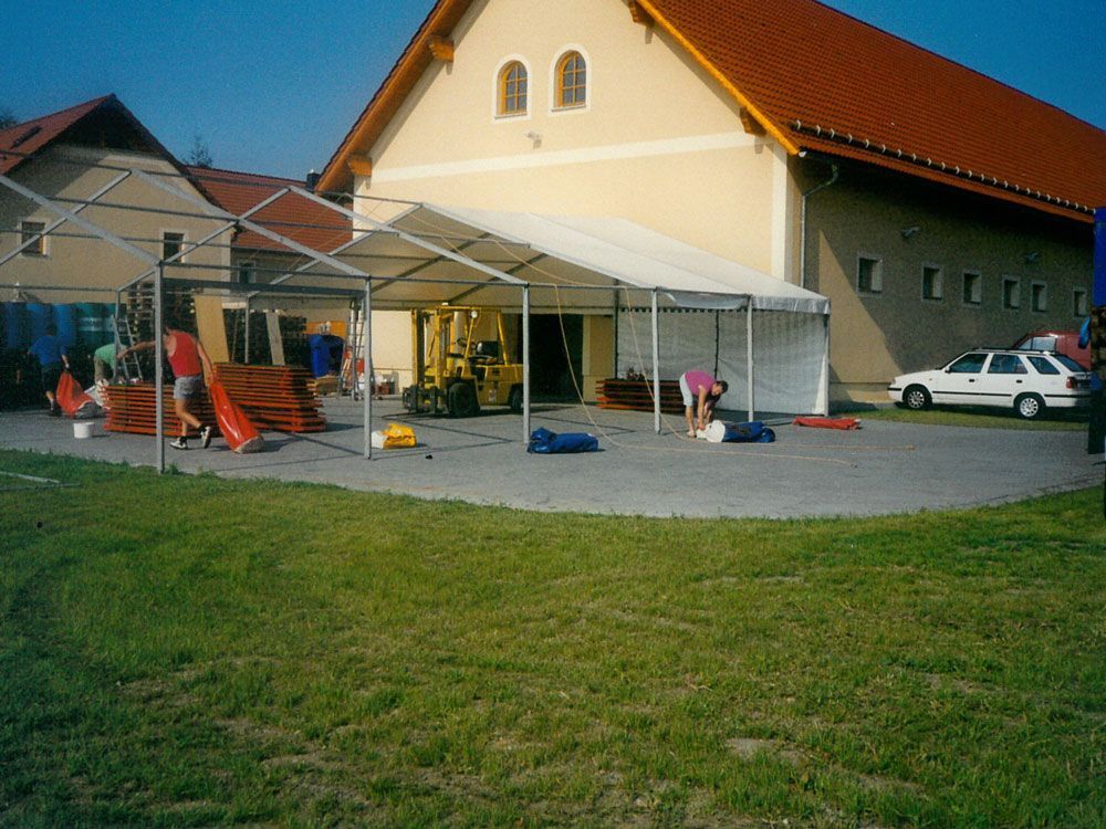 Vorbereitung Einweihung und 10.Jubiläum 2002