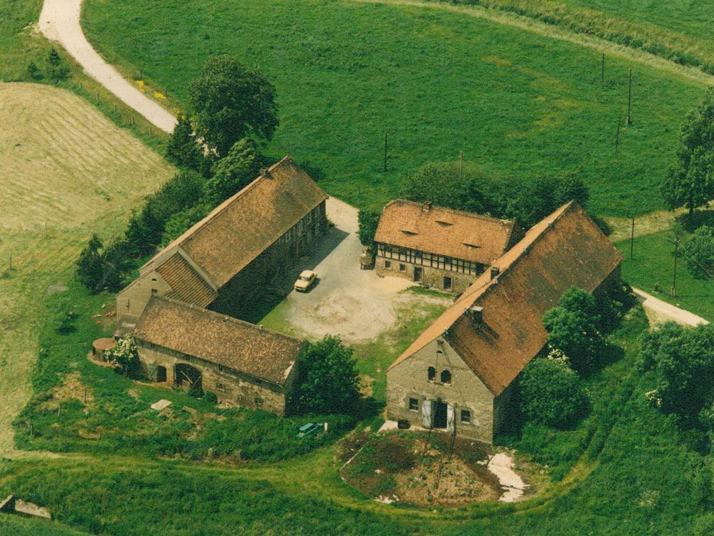 Halla-Hof vor Umbau und Restaurierung