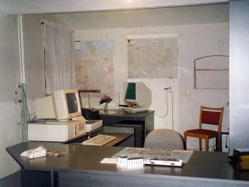 erster Büroraum 1992