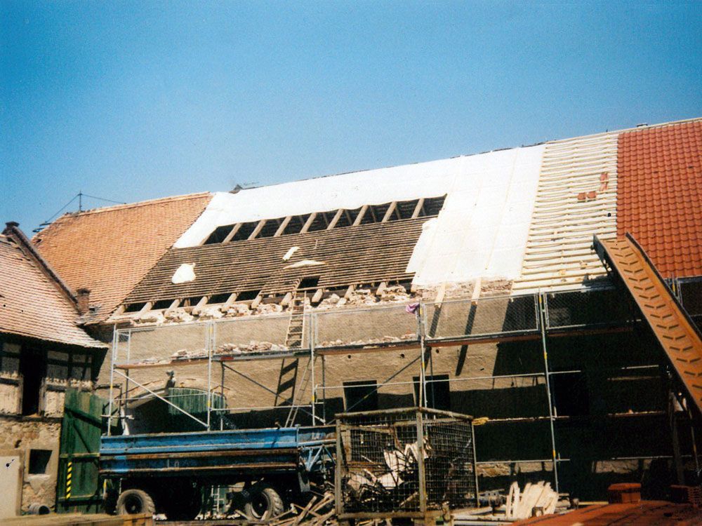 Dachsanierung 1995