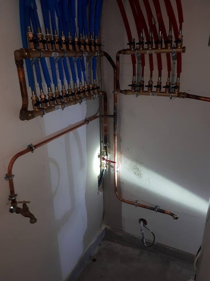 Ensemble du réseau d'arrivée d'eau