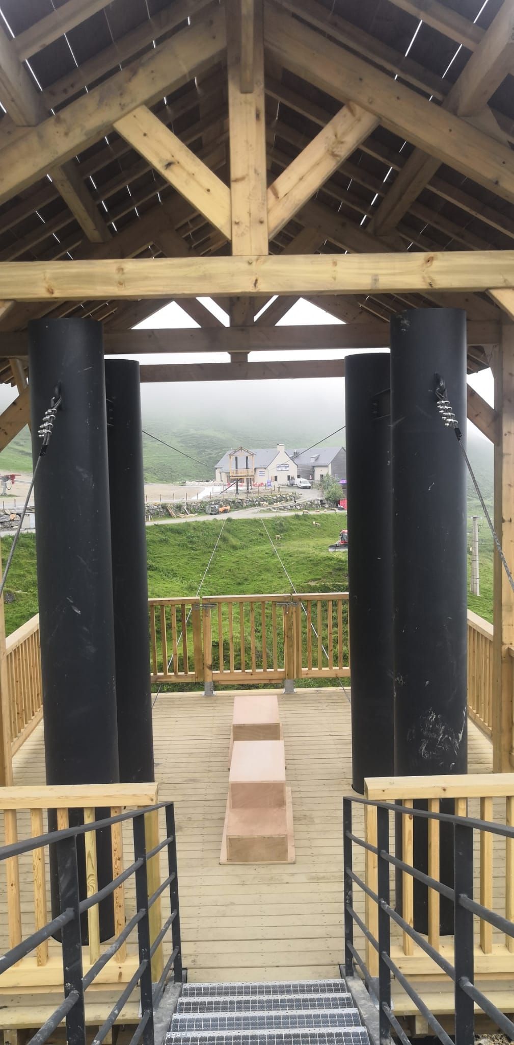 Vue en haut de la tour