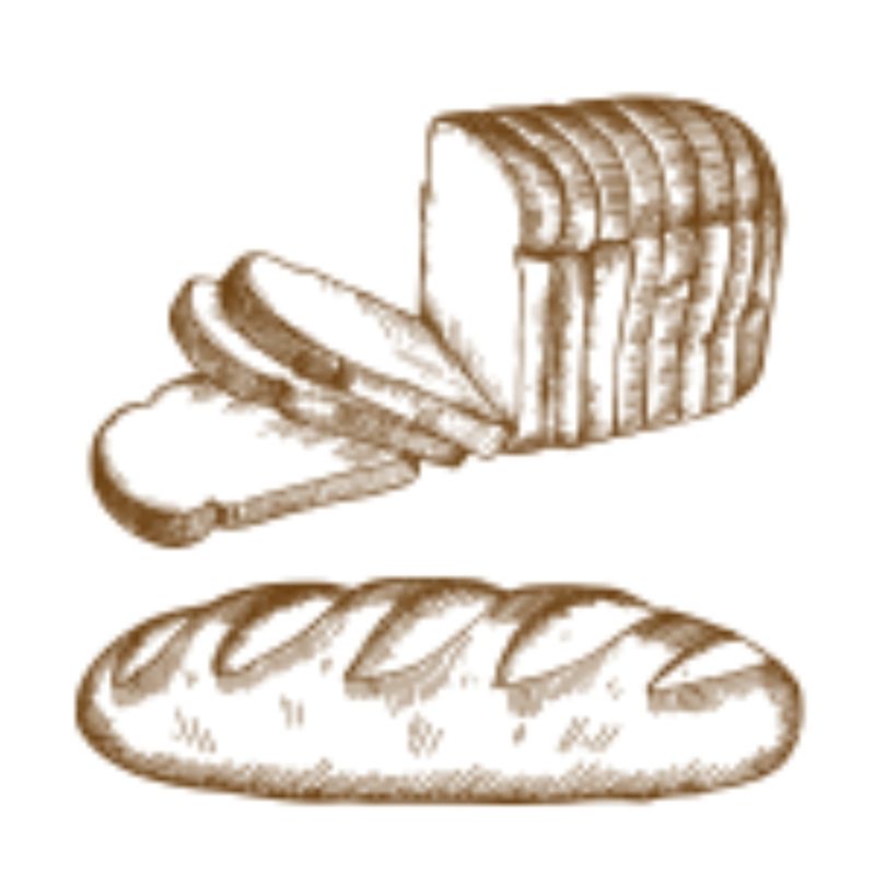 Brot, Zeichnung