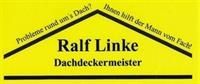 Ein gelb-schwarzes Logo für Ralf Linke Dachdeckermeister