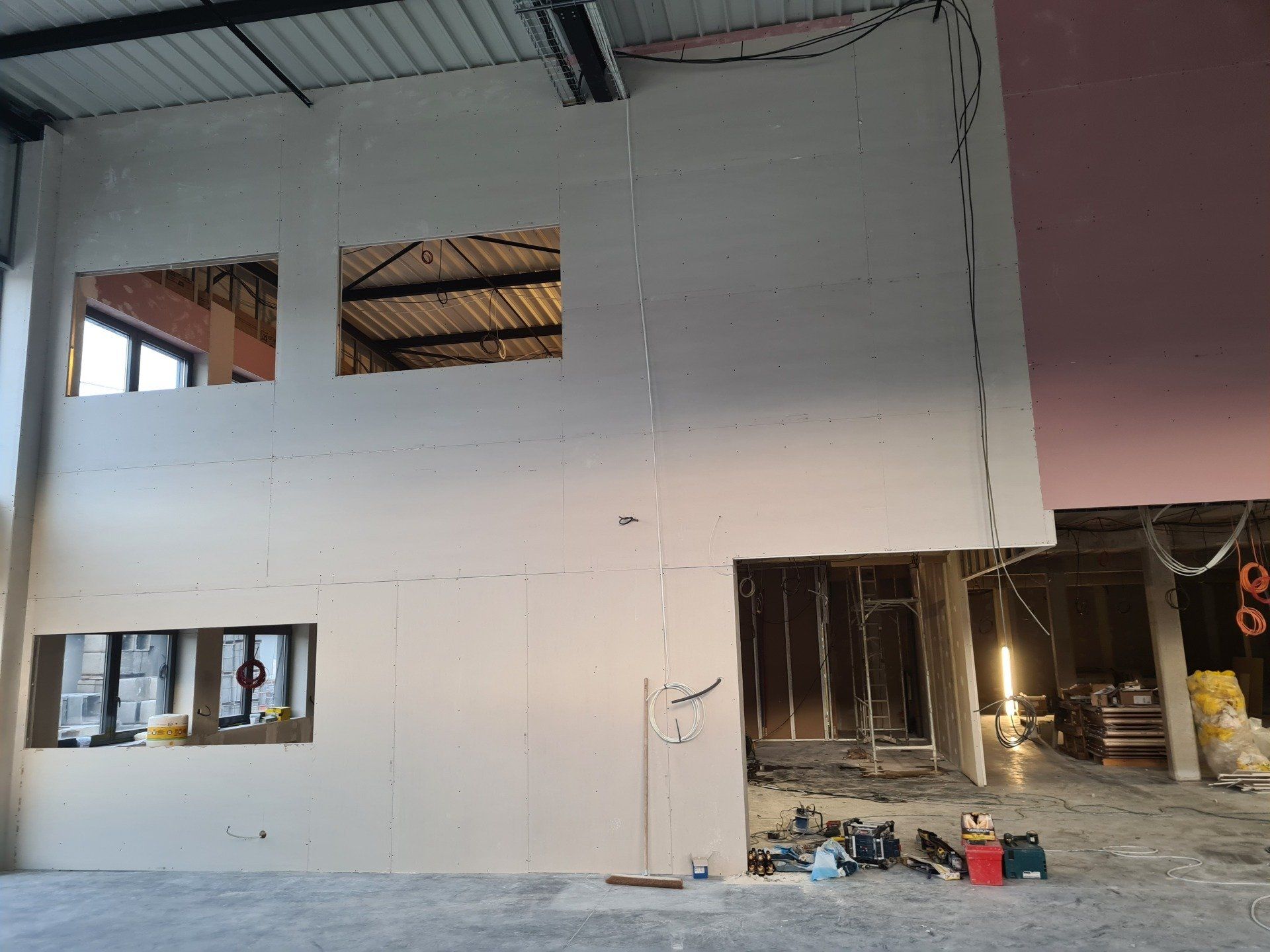 Travaux d'isolation murs