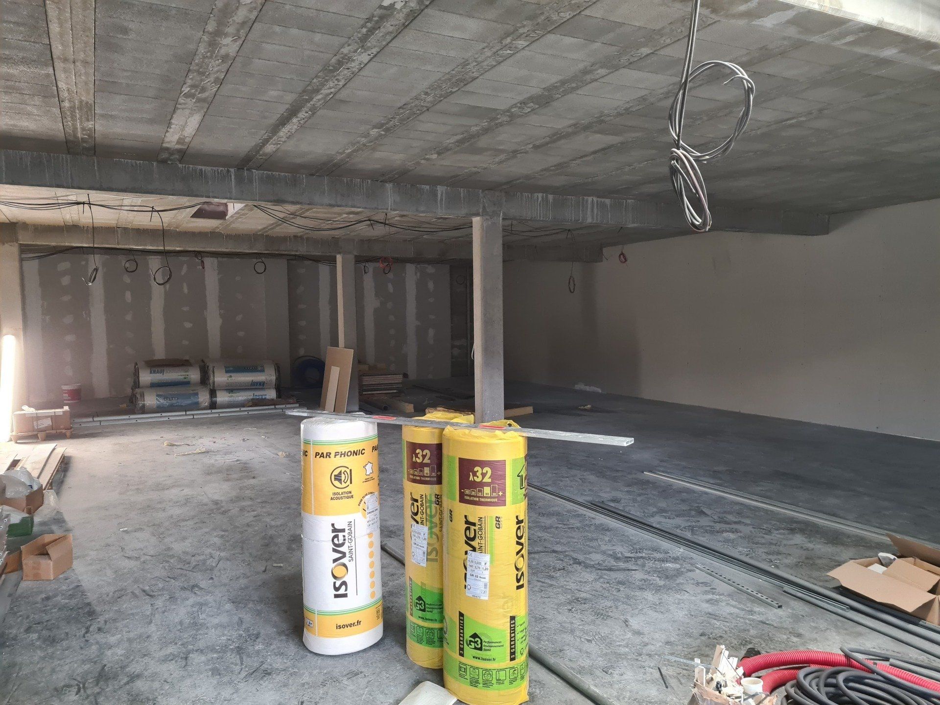 Isolation bâtiment industriel