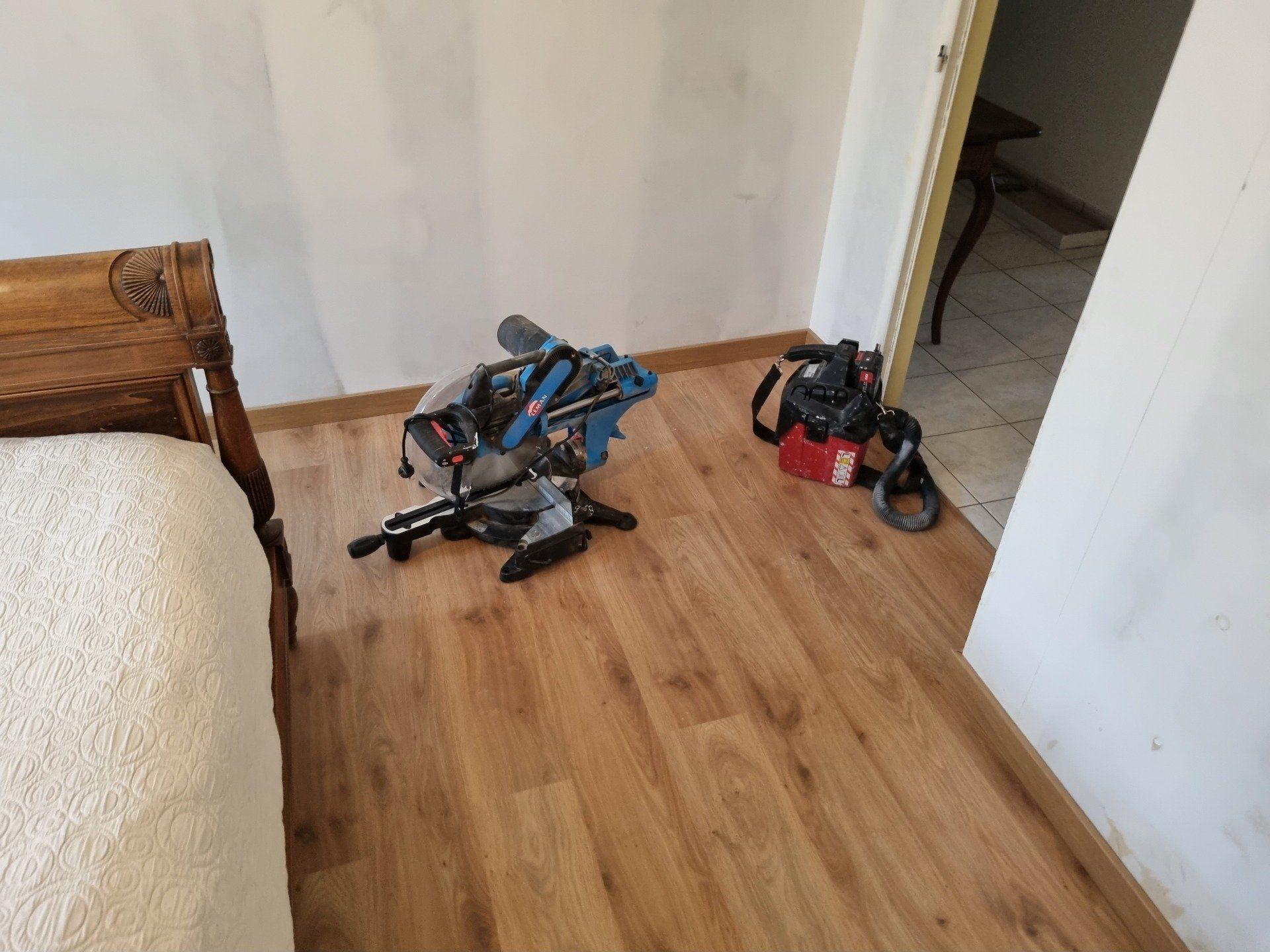 Parquet en lame posé