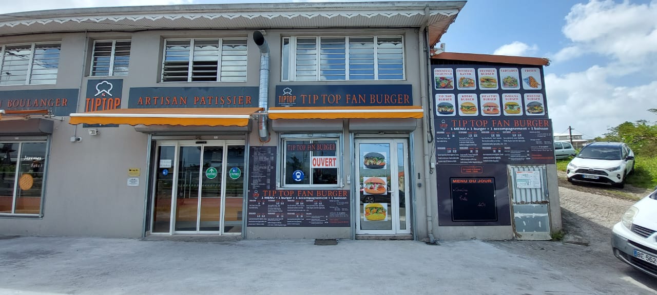 Devanture boulangerie restaurant Tiptop