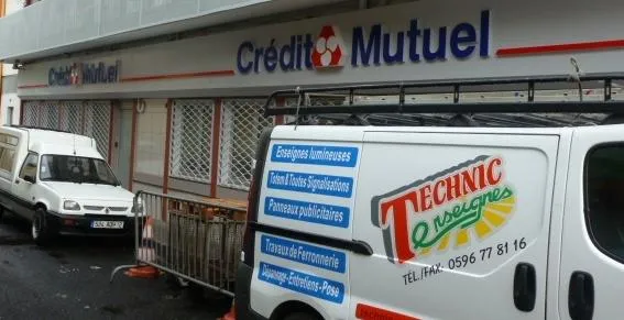 Camionnette Technic Enseignes