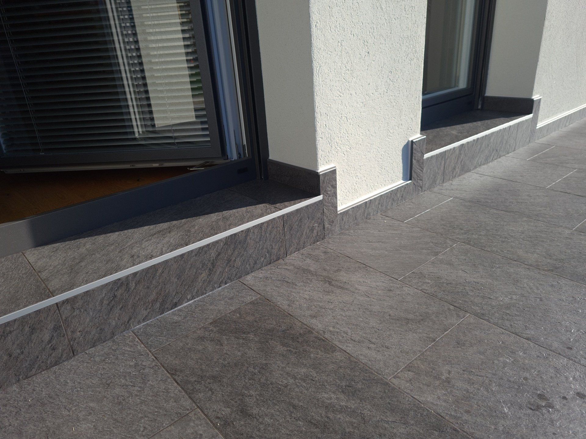 Terrasse extérieur dallage