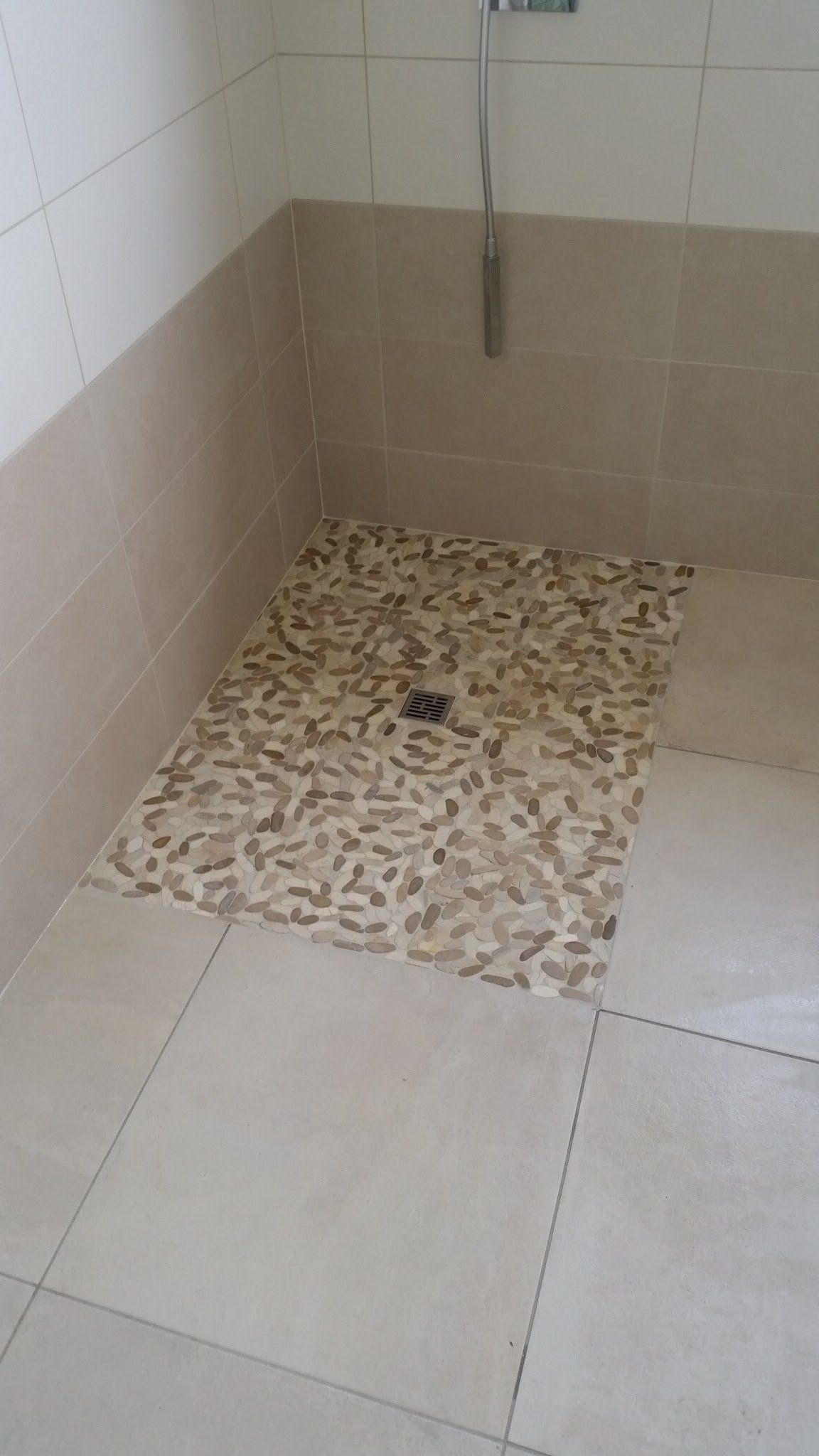 Douche carreaux