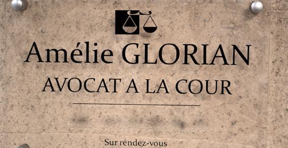 Plaque de Maître Glorian