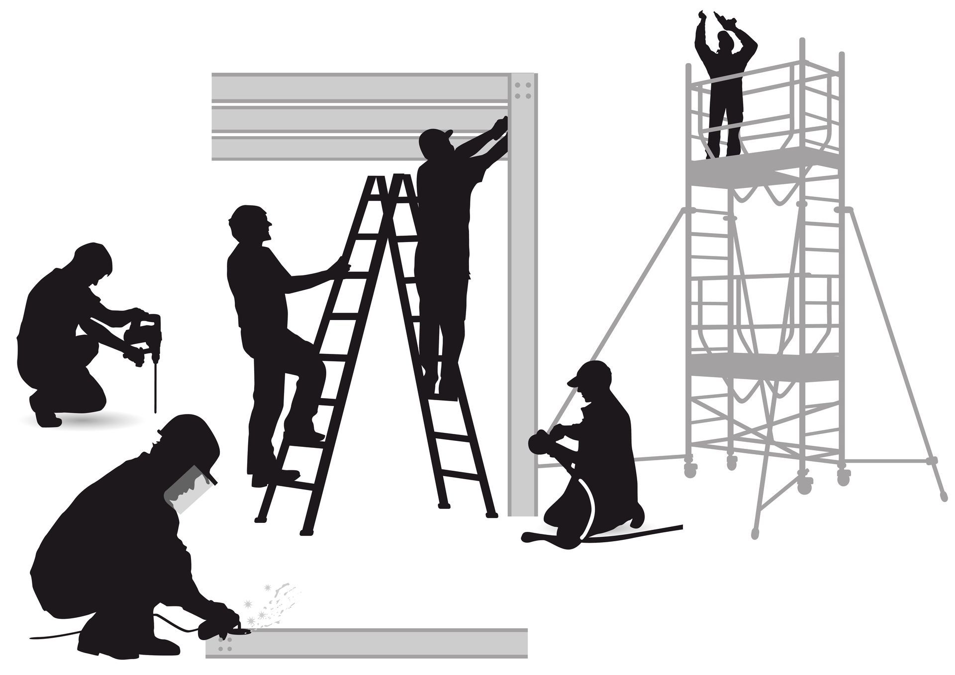 Eine Person repariert ein Mobiltelefon mit einem Schraubenzieher.