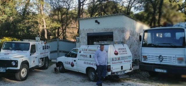 Parc de camions assainissement