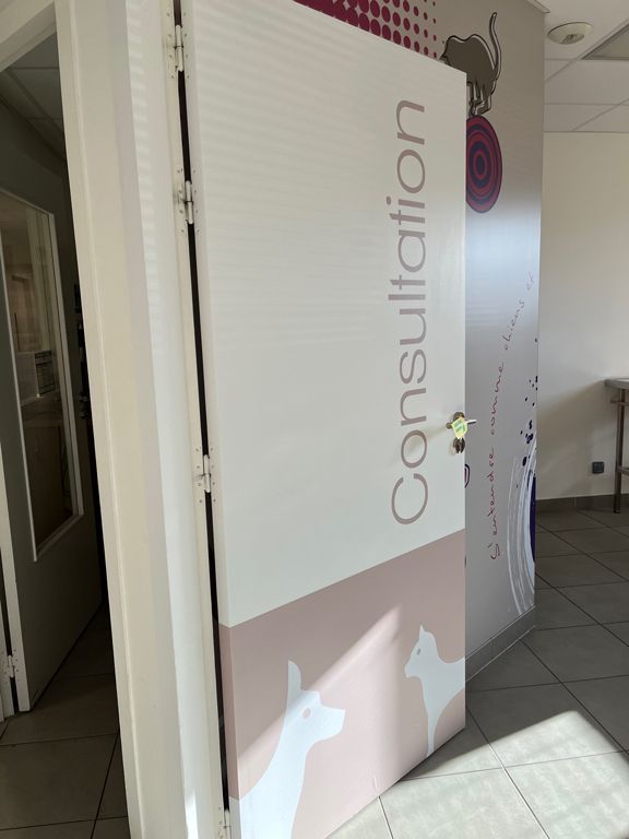 décoration de bureau impression sur porte