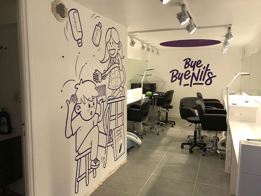 décoration de bureau Bye Bye Nits