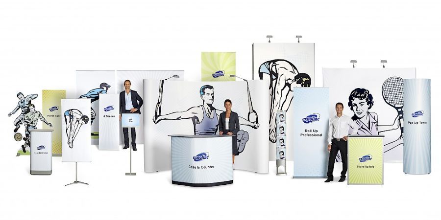 Unsere Referenzen zu Indoorwerbung - Display- & Messesystemen