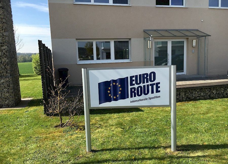Schildbeschriftung für Euro Route