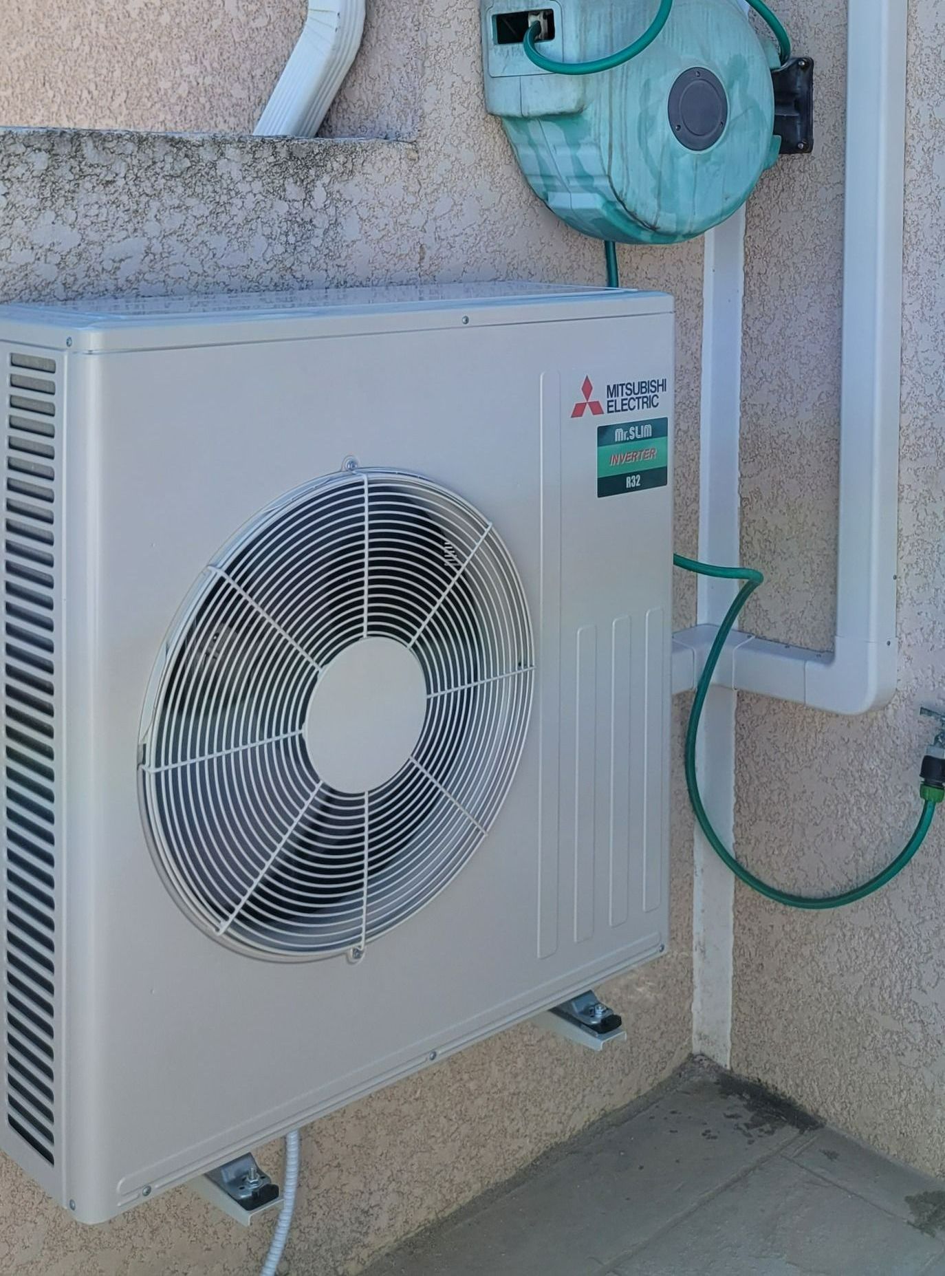 Un système de climatisation en extérieur