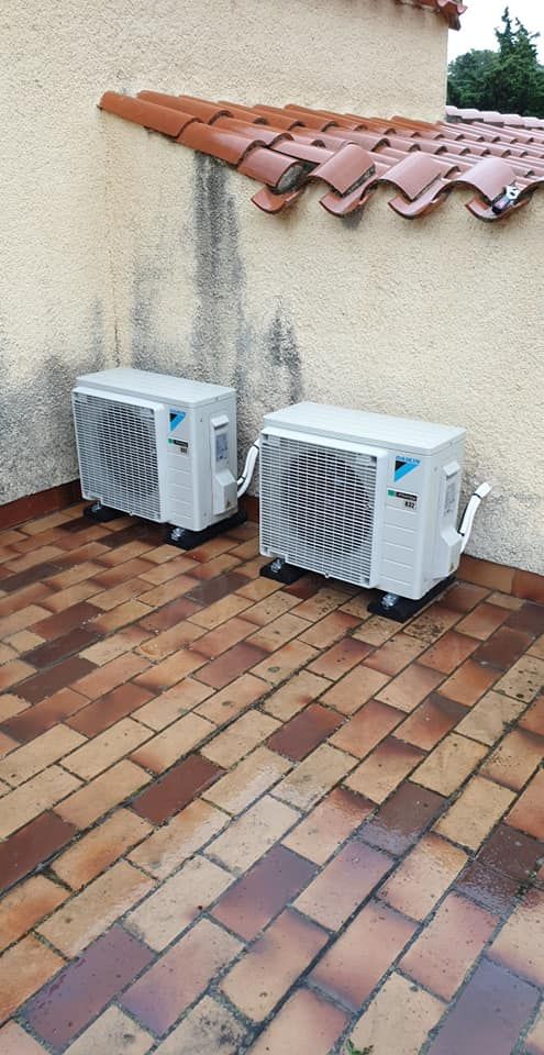 Deux systèmes de climatisation