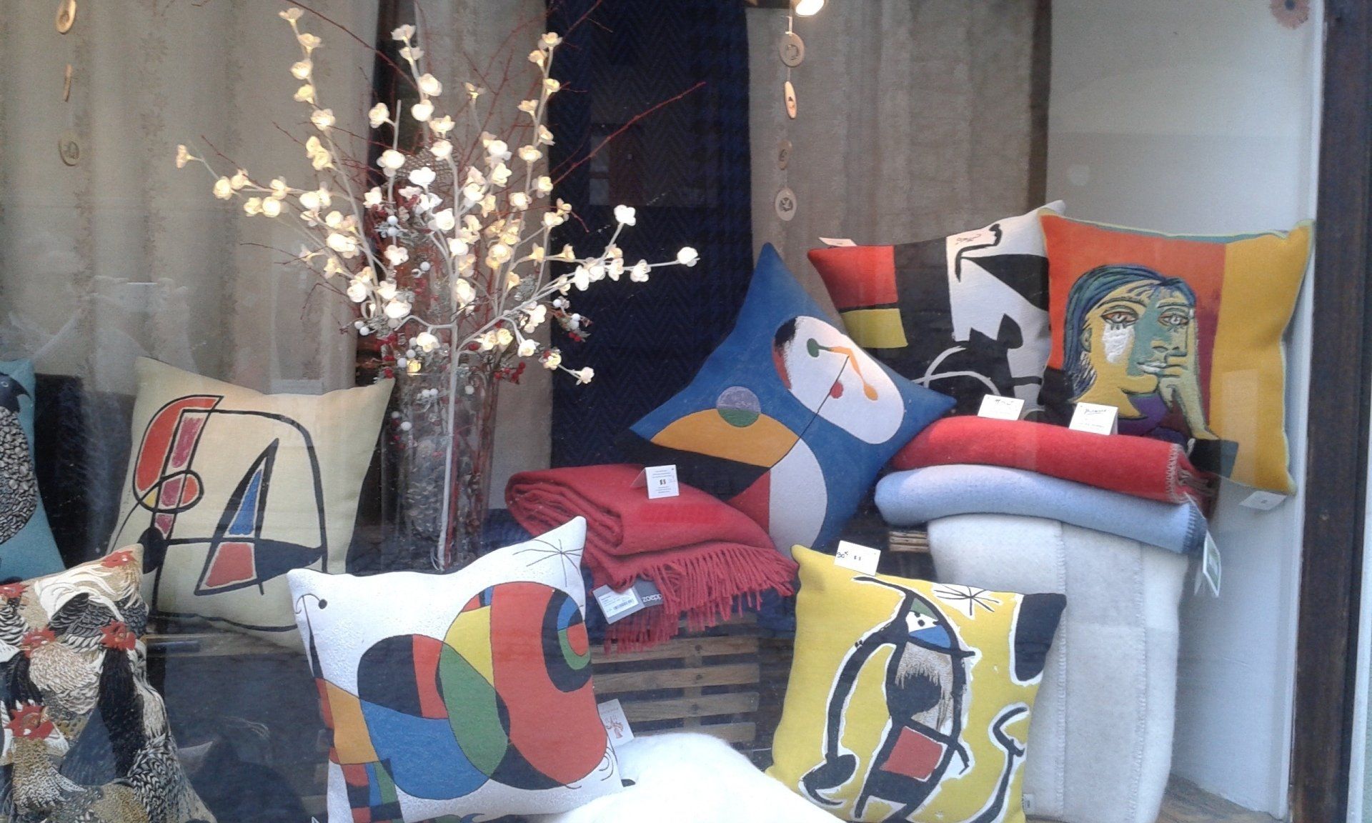 Vitrine de la boutique