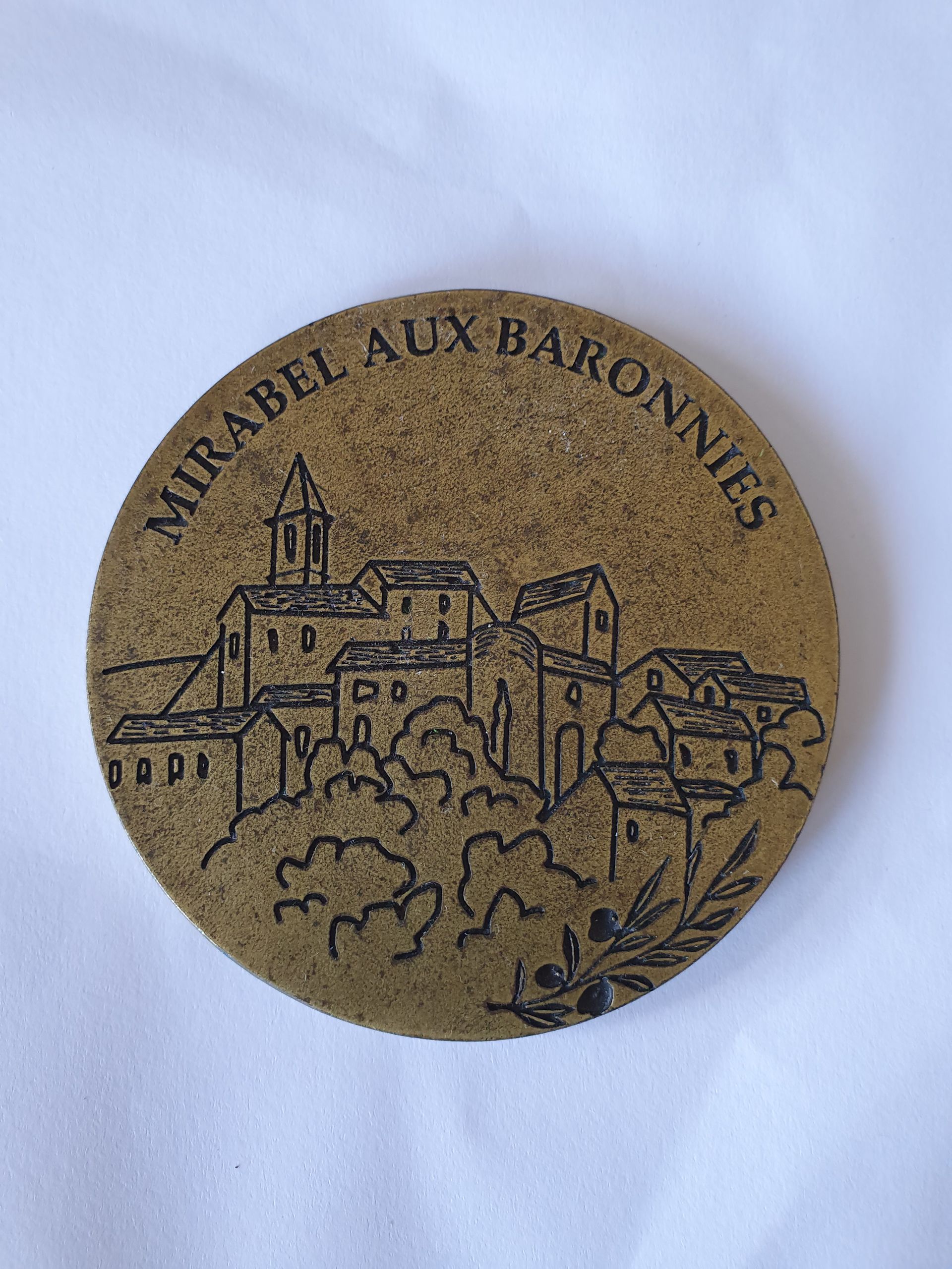 Médaille personnalisée.