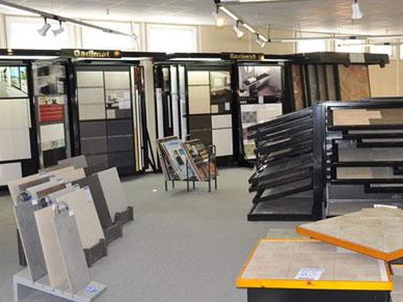 Hall d'exposition des revêtements pour sol