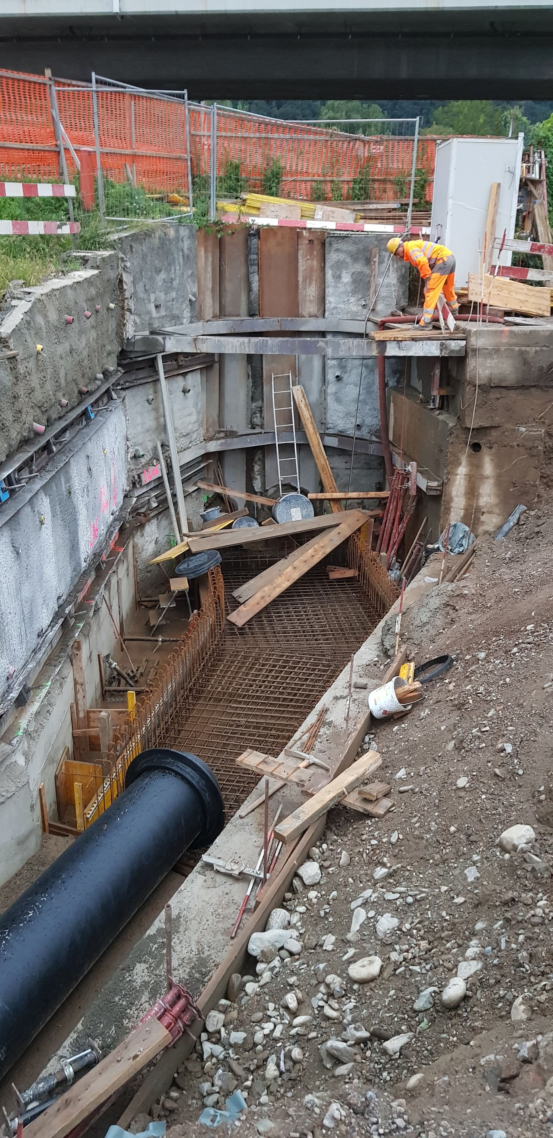 Edilcapri SA - Collettore consortile Bedano - scavi