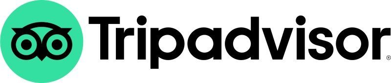 Un logotipo de Tripadvisor con un círculo verde alrededor.