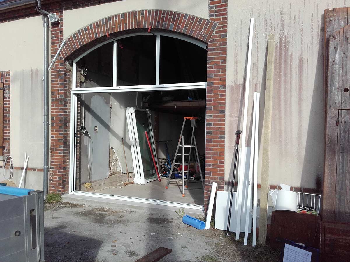 Construction de baie vitrée