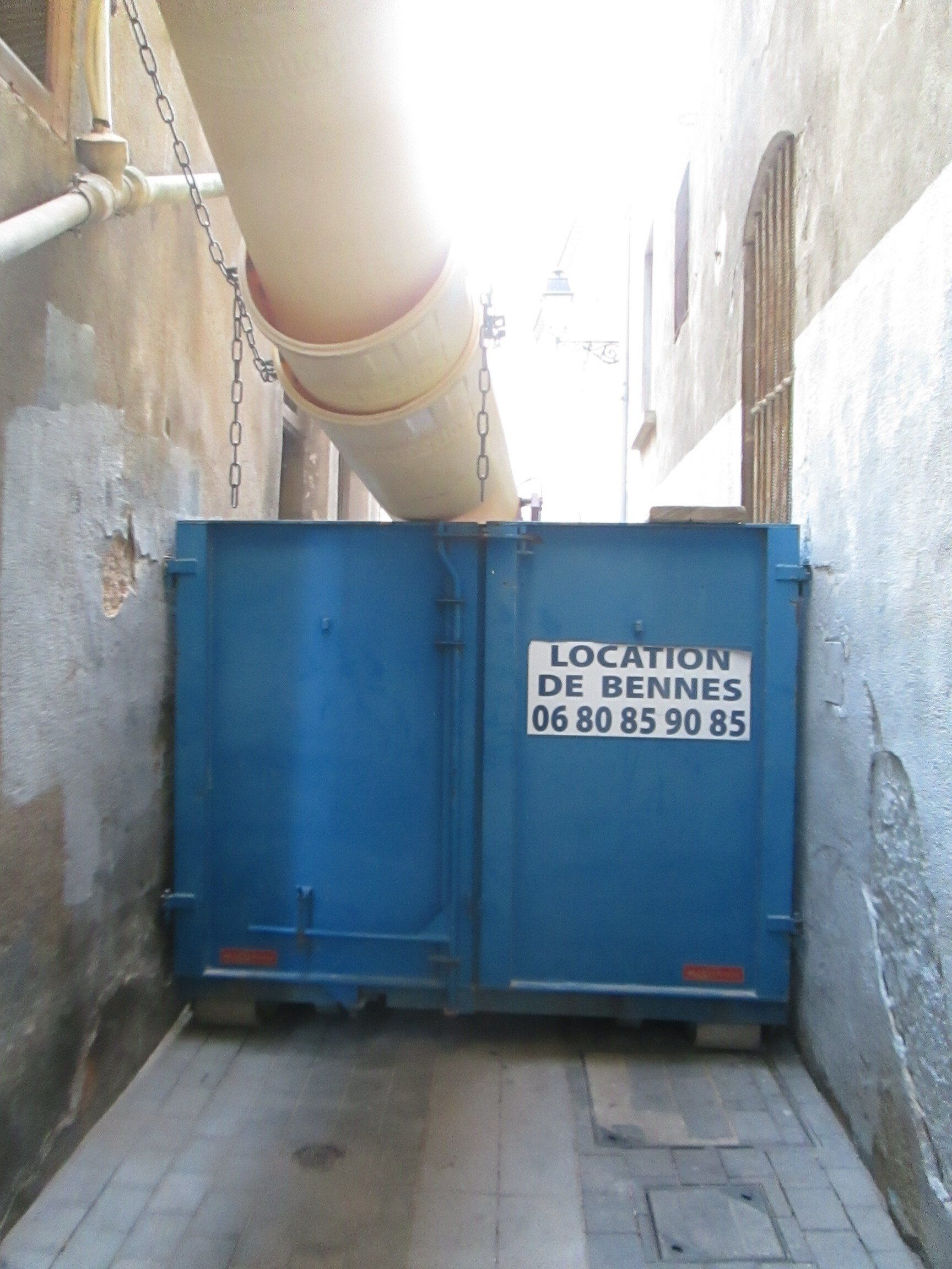 Collecte des déchets sur chantier