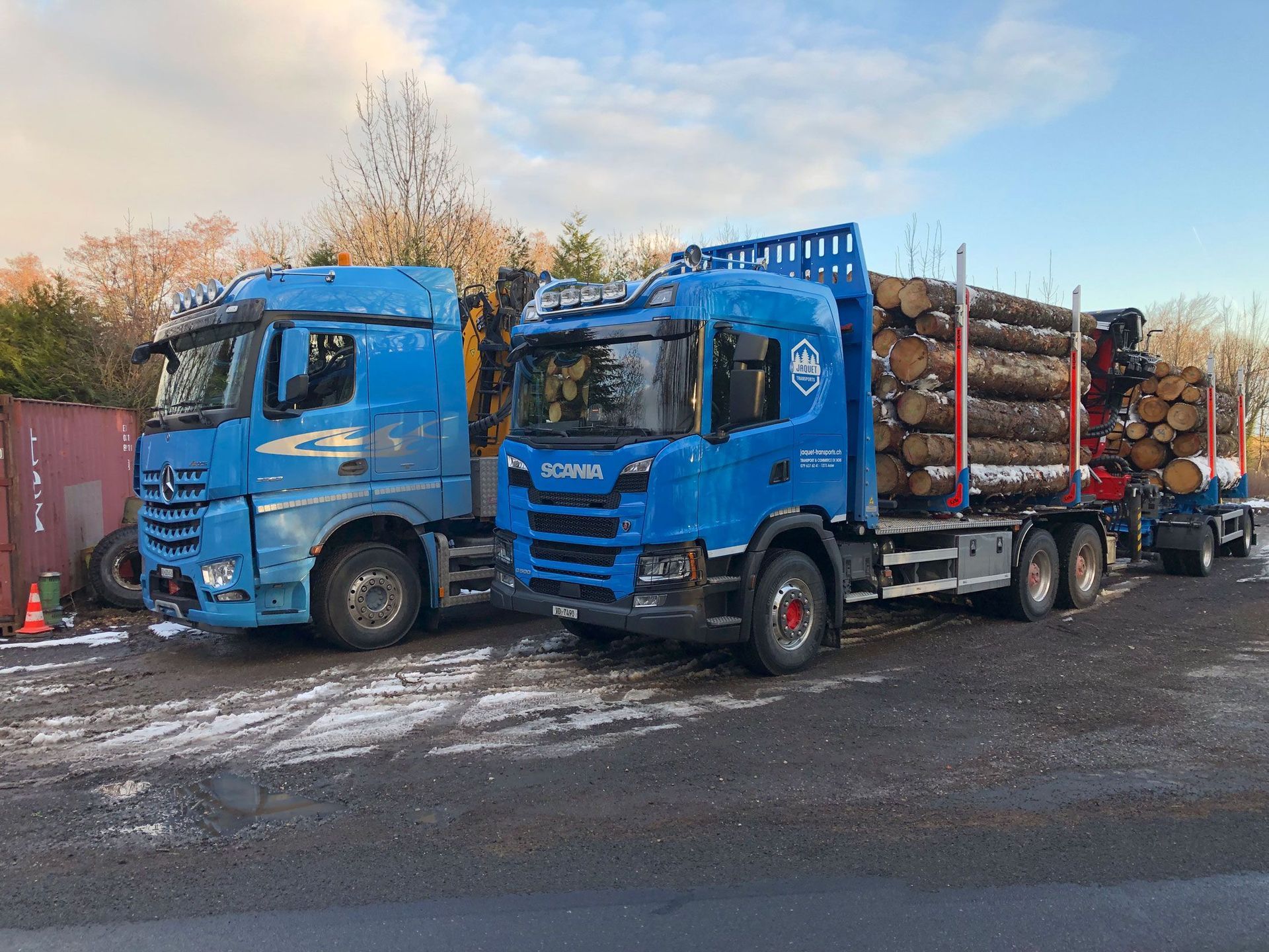 Transport et vente de bois suisse dans le Jura - Jaquet Transport et Commerce de Bois
