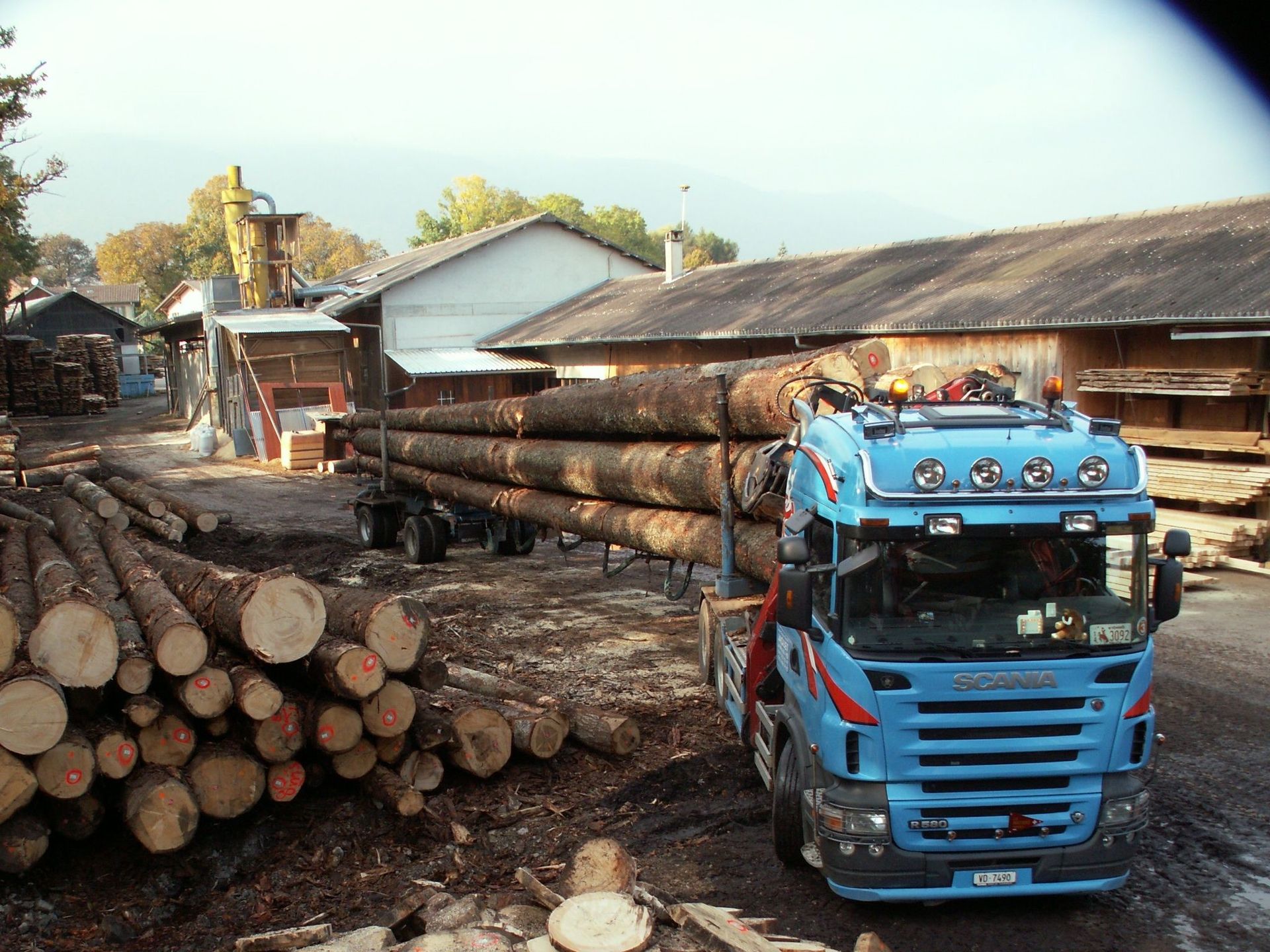 Transport et vente de bois suisse dans le Jura - Jaquet Transport et Commerce de Bois