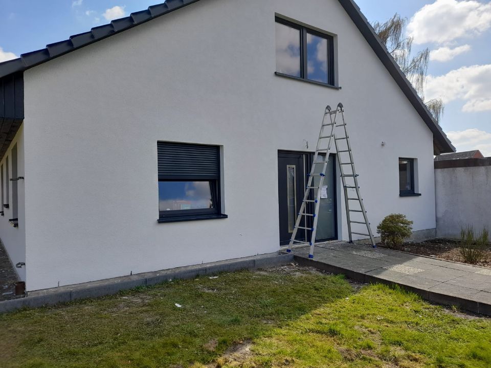 Außenverputzung Einfamilienhaus