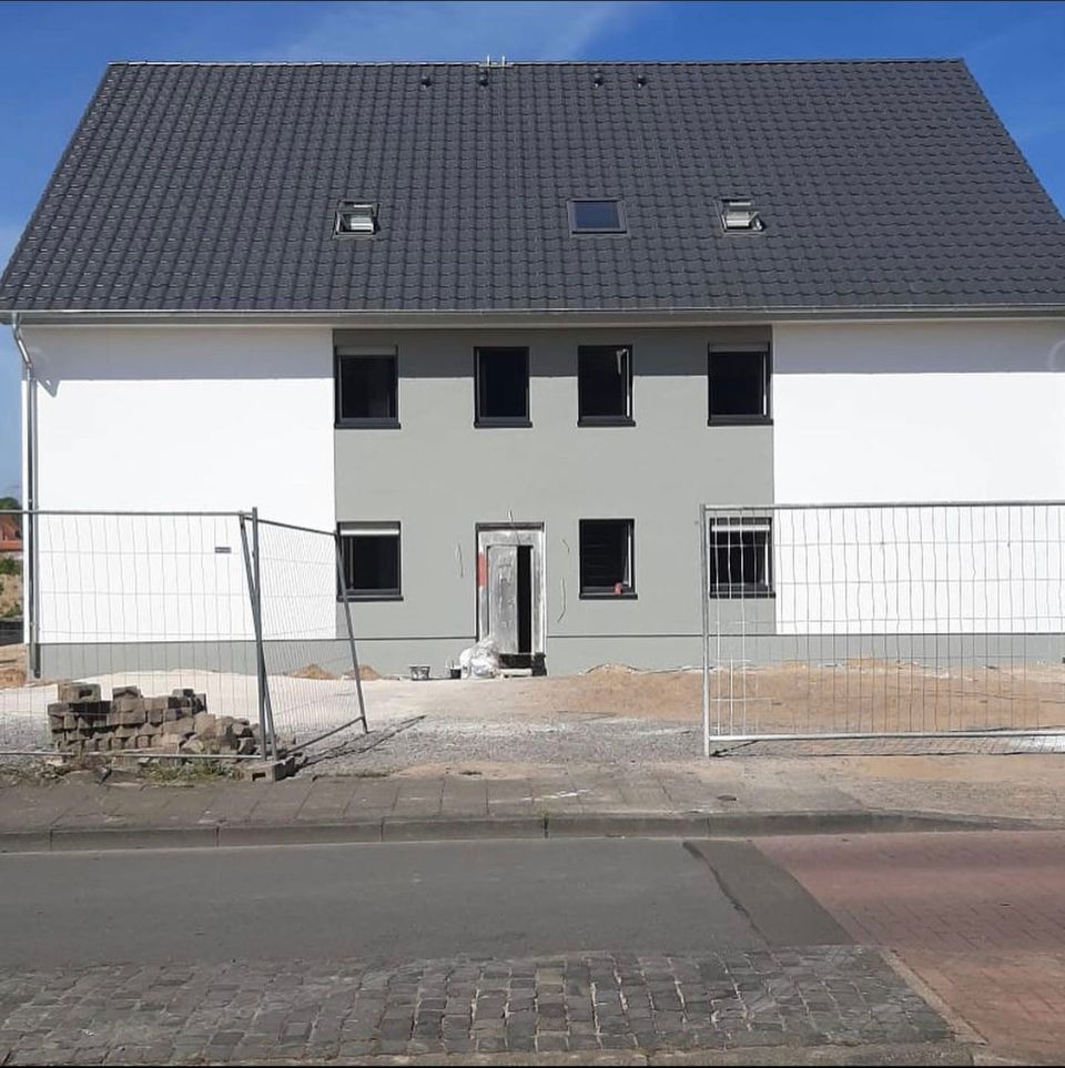 Außenverputzung Einfamilienhaus