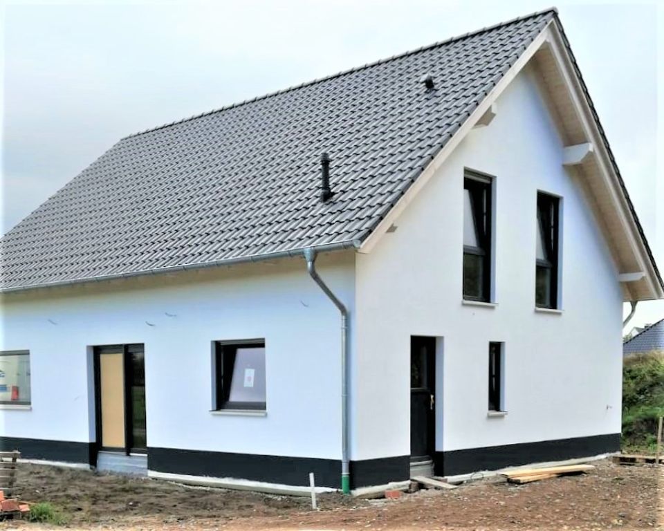 Außenverputzung Einfamilienhaus