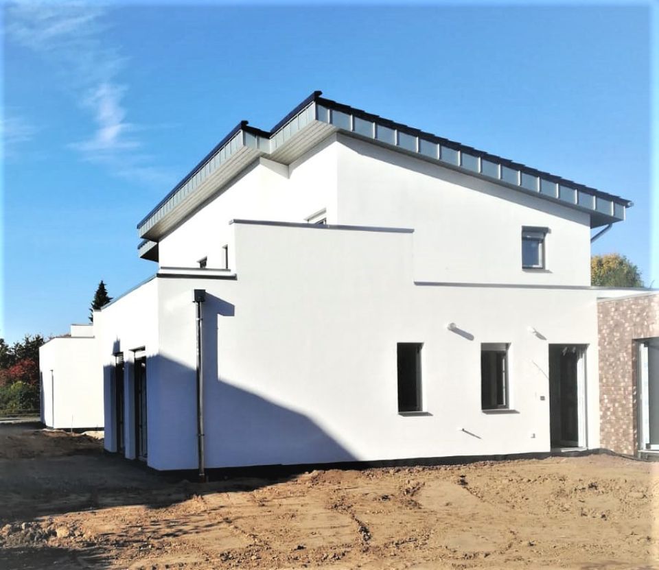 Außenverputzung Einfamilienhaus