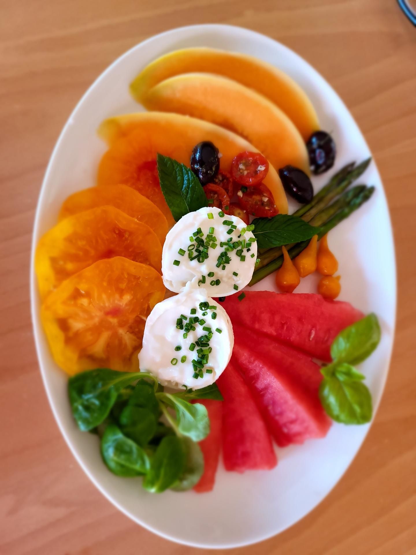 Salade de tomate-mozzarella