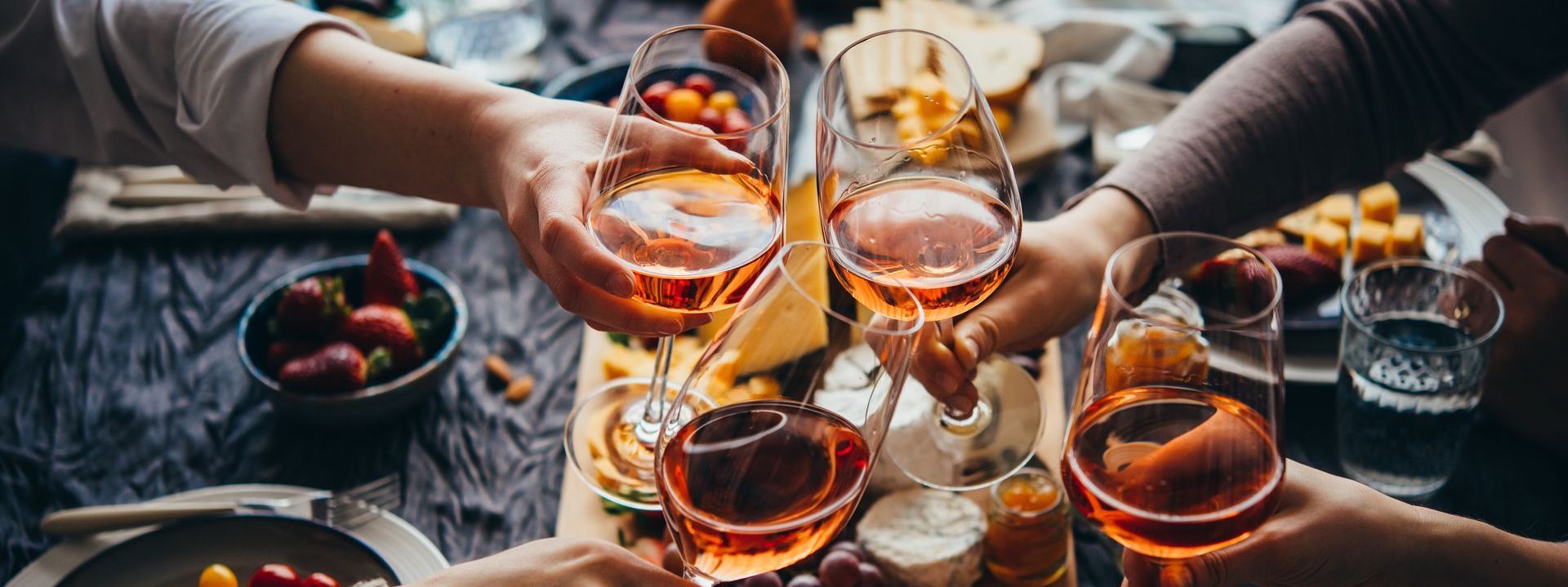 4 verres d'alcool