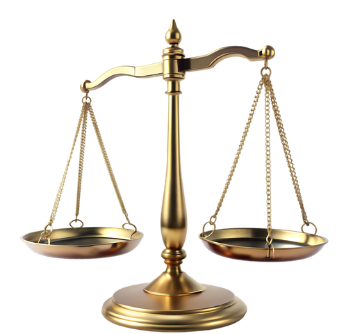Une balance de justice