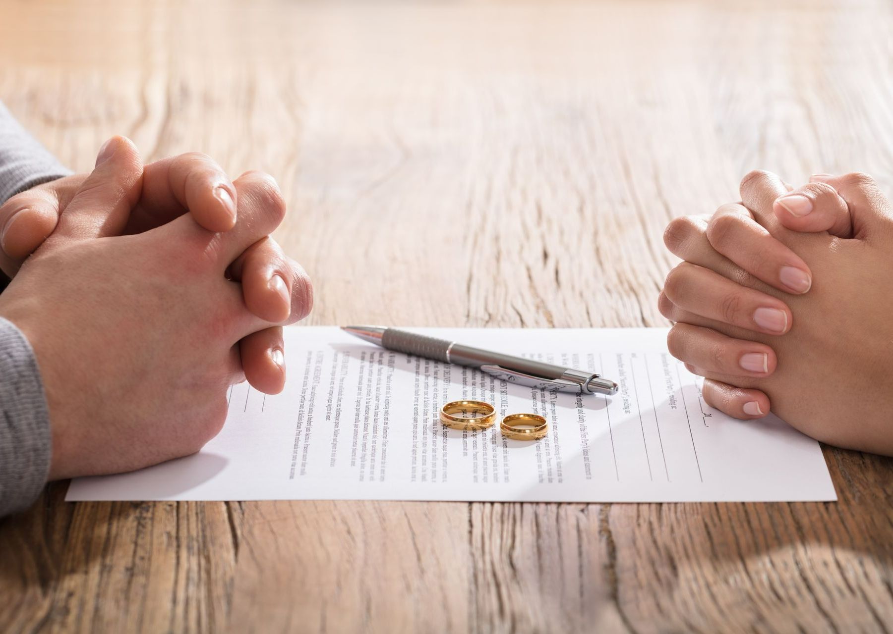 Un document de divorce