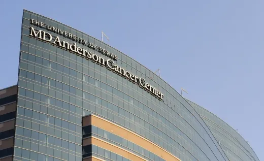 MD Anderson Cancer Center in Houston, Texas, located minutes from our Houston vacation rentals.
